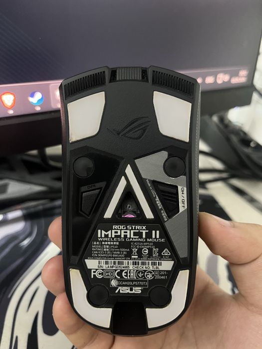 Мышка Asus Rog Strix Impact 2 wireless