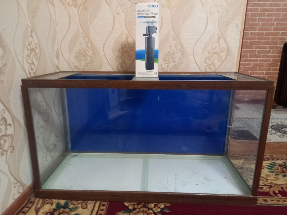 Аквариум  ноаый с фильтром вместе
