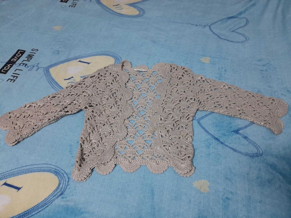 Bolero Mark and Spencer gri perlat, tricotat, mas. S