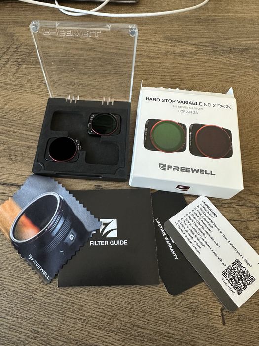 Set filtre variabile ND 2-5 6-9stops DJI Mavic air 2s NOI. Super calitate, pret 150lei.
