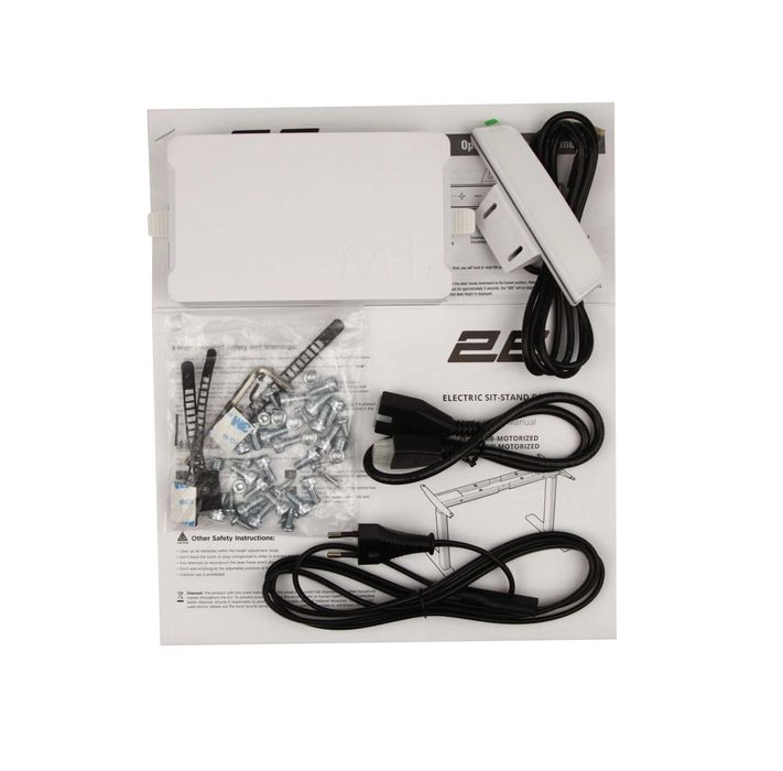 } Стол компьютерный 2E СЕ150W-MOTORIZED /128x150х75cm /White