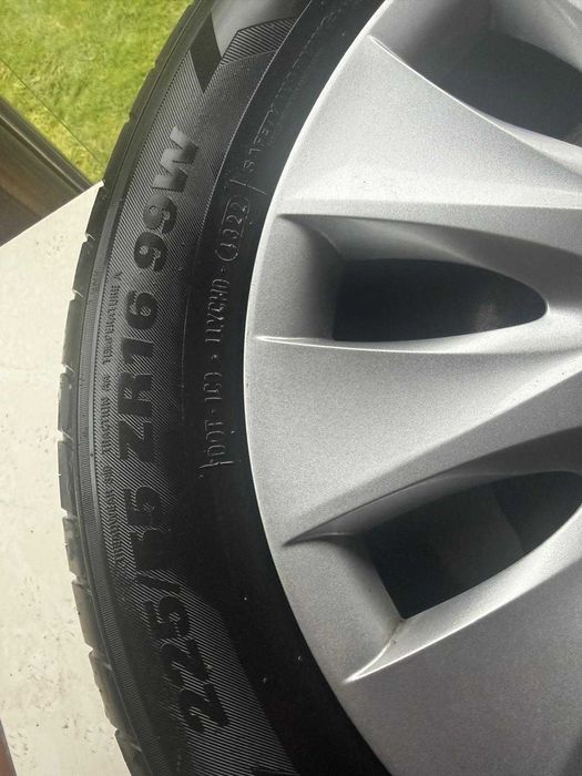 Jante BMW originale R16 cu anvelope performante de vara *80%