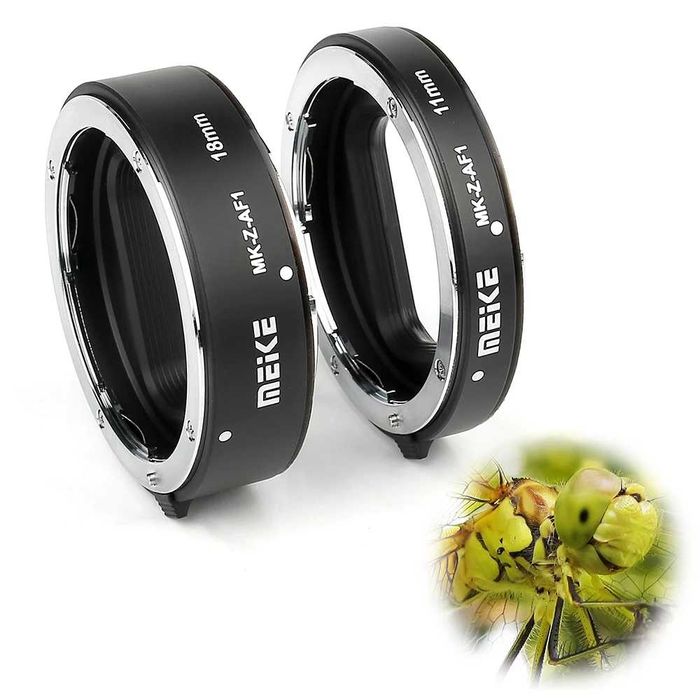 Макро екстендъри Meike за Nikon Z с автофокус и контрол на блендата