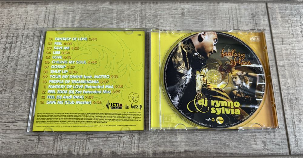 Cd-uri Class - Aproape De Tine / Dj Rynno & Sylvia - Fantasy Of Love