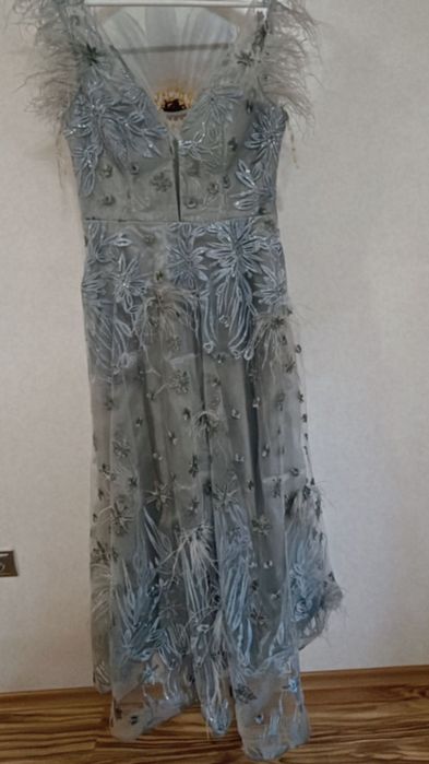 Официална рокля светло син цвят