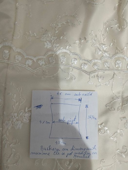 Rochie mireasa din două piese