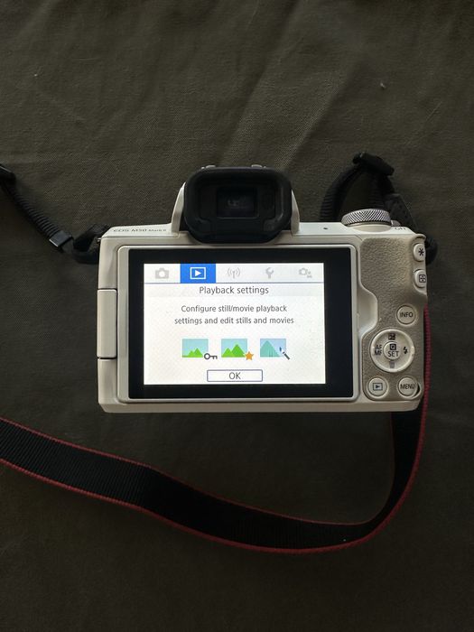 Canon EOS M50 Mark II White + EF-M 15-45mm IS STM + чанта