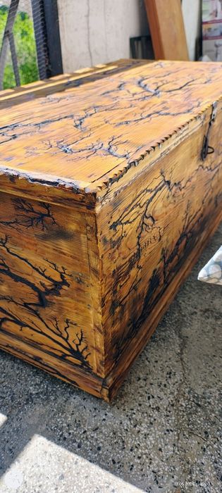 Холна маса от съндък направена от мен