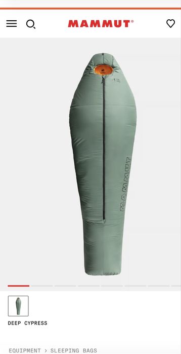 Спален чувал MAMMUT Comfort Fiber Bag -1