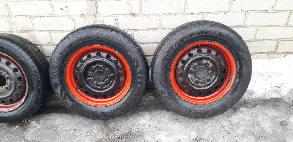Колеса с летней резиной на 14