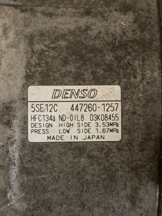 Compresor Ac Toyota Rav 4 Iii _A3_ 2005 - 2013 2.2D Oem 447260-1257
