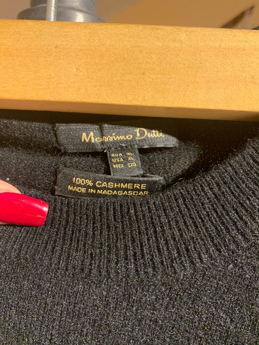 Дамски кашмирен пуловер Massimo Dutti, размер L