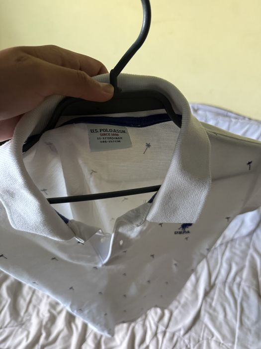 Тениска U.S. Polo с яка Assn.