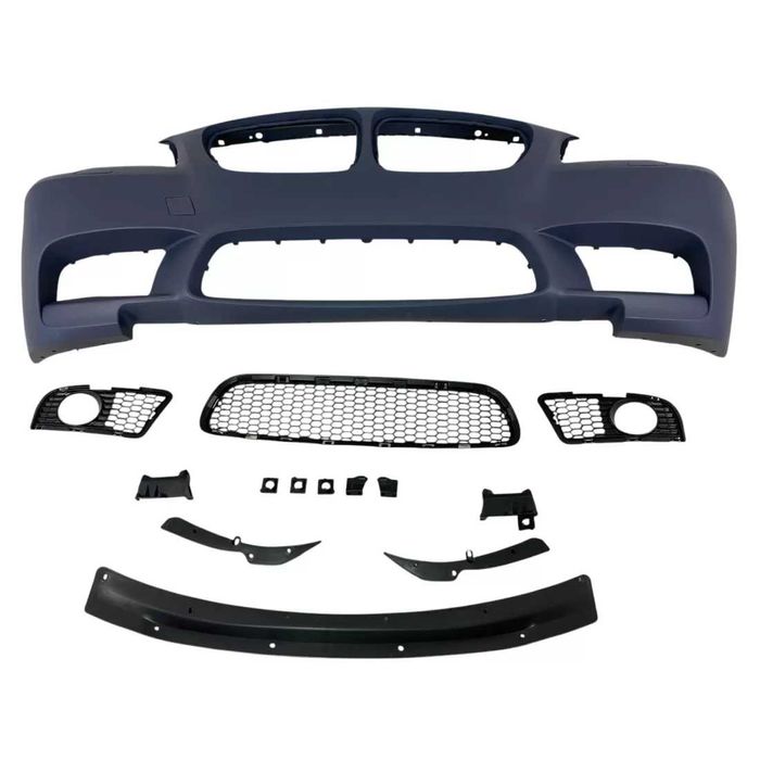 Предна броня M5 за BMW F10 / F11 (10–14) – с отвори за парктроник, бмв