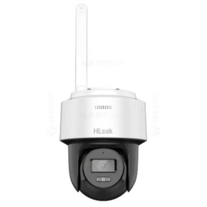 Camera supraveghere 4MP rotativa IP WiFi 6 PTZ Hikvision HiLook PTZ-N2C400M-D/W 2.8 mm autotracking, microfon Noua