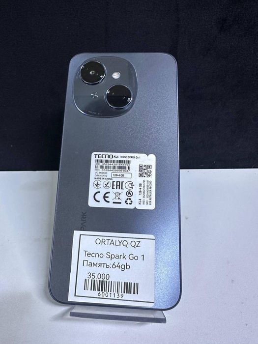 Tecno Spark Go 1  Каспий 0-0-24