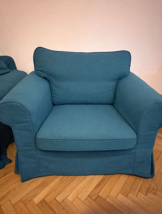 IKEA EKTORP – диван + 2 кресла | 2 комплекта калъфи