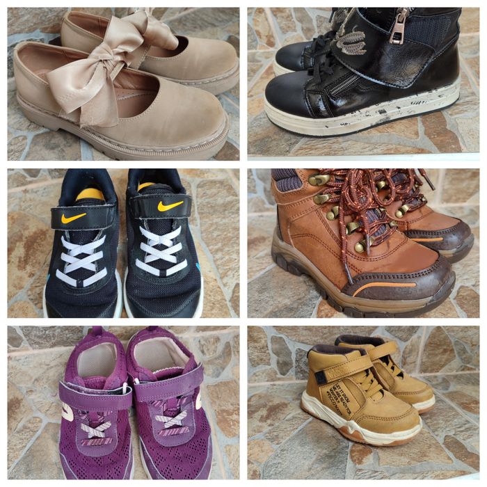 Детски обувки, момче и момиче