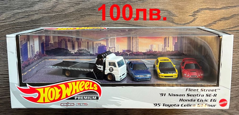Hot Wheels кутии JDM Ford Nissan Toyota GT Bugatti McLaren Koenigsegg