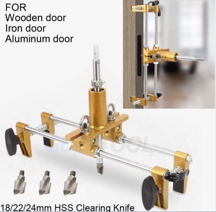 Kanduktr eshi zamo'k ochish uchun Кондуктор для
врезки замка для двери