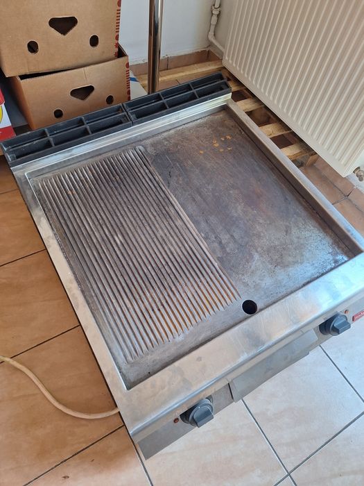 Grătar rocă vulcanică gaz Virtus plită electrica Modular 90x90