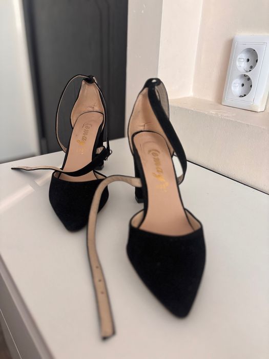 Дамски обувки на ток 38 номер