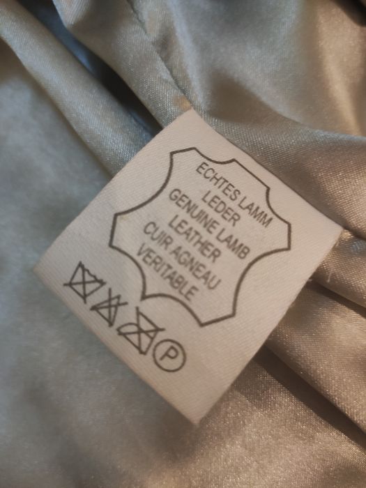 Haină piele căptușită