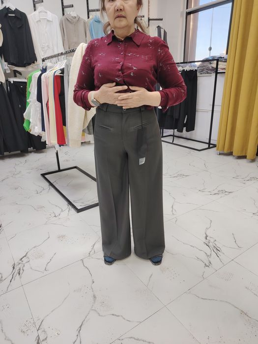 Брюки палаццо размер 48