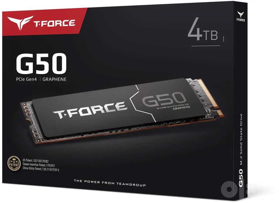 SSD Team Group T-FORCE G50 M.2 2280 4TB PCIe Gen4 x4 NVMe