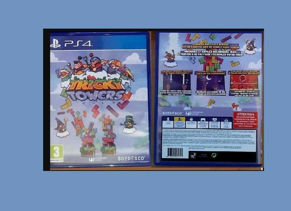 Tricky towers /Тетрис/ - двойна игра, отлично състояние