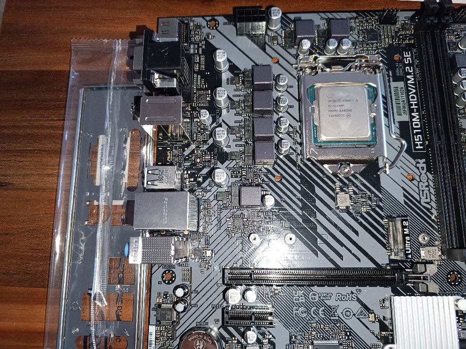 Комбо Asrock H510M/I5 11400F и боксов кулер