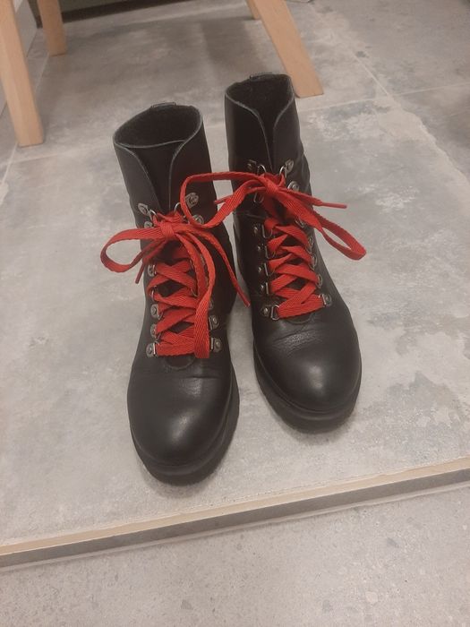 Черни боти естествена кожа