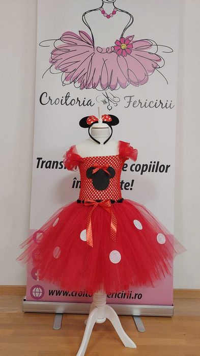 Rochita tutu Minnie Mouse Mikey serbare petrece cadou carnaval