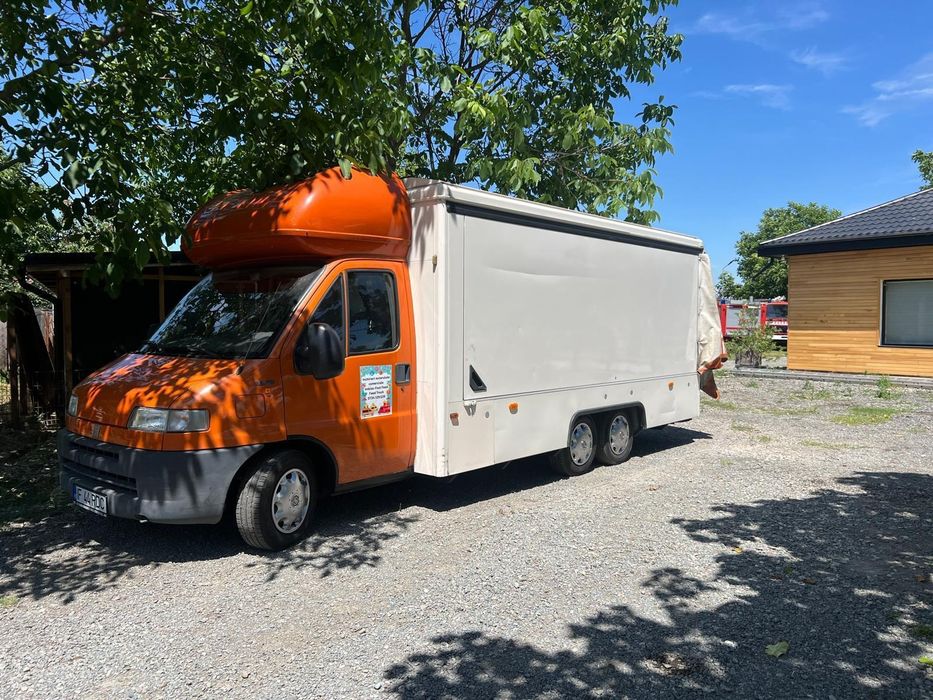 Fodtruck Autorulota  Fiat ducato - dotari - vitrina rece hota xxl - imbiss fodtruck