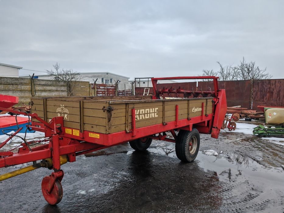 Remorcă împrăștiat gunoi MIG bălegar Krone Optimat 4.4tone