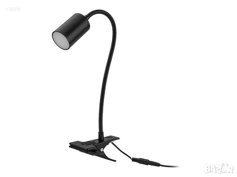 НОВА! LED настолна лампа с щипка 2,4W / 290lm / 3000K