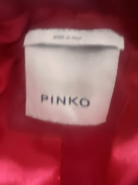 Geaca superba virala piele naturală Pinko, masura S