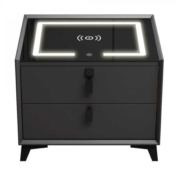 Smart нощно шкафче M3124, LED, Bluetooth , безжично зареждане 120€