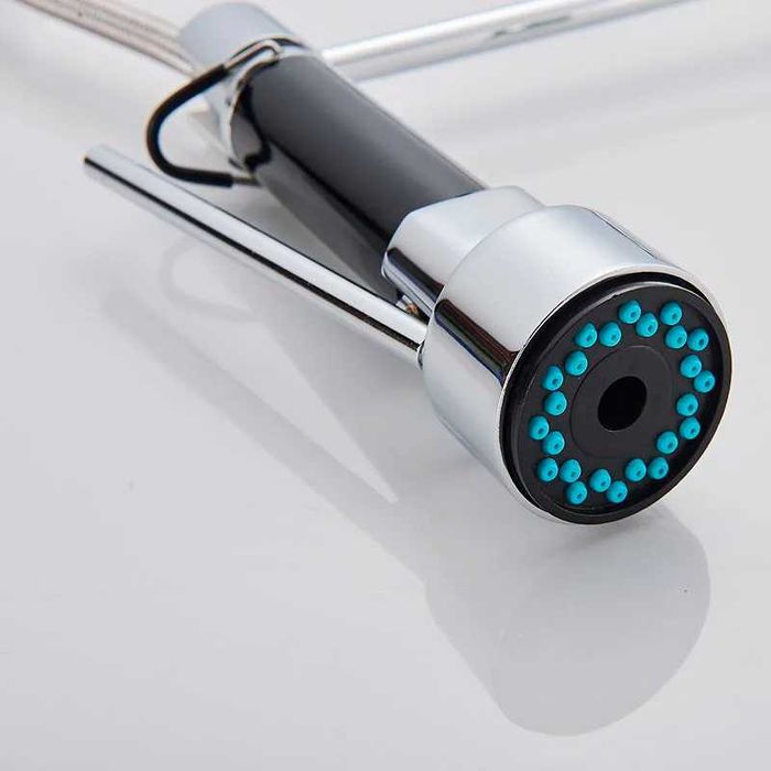 Baterie cu dus pentru chiuveta profesional inox prindere in perete