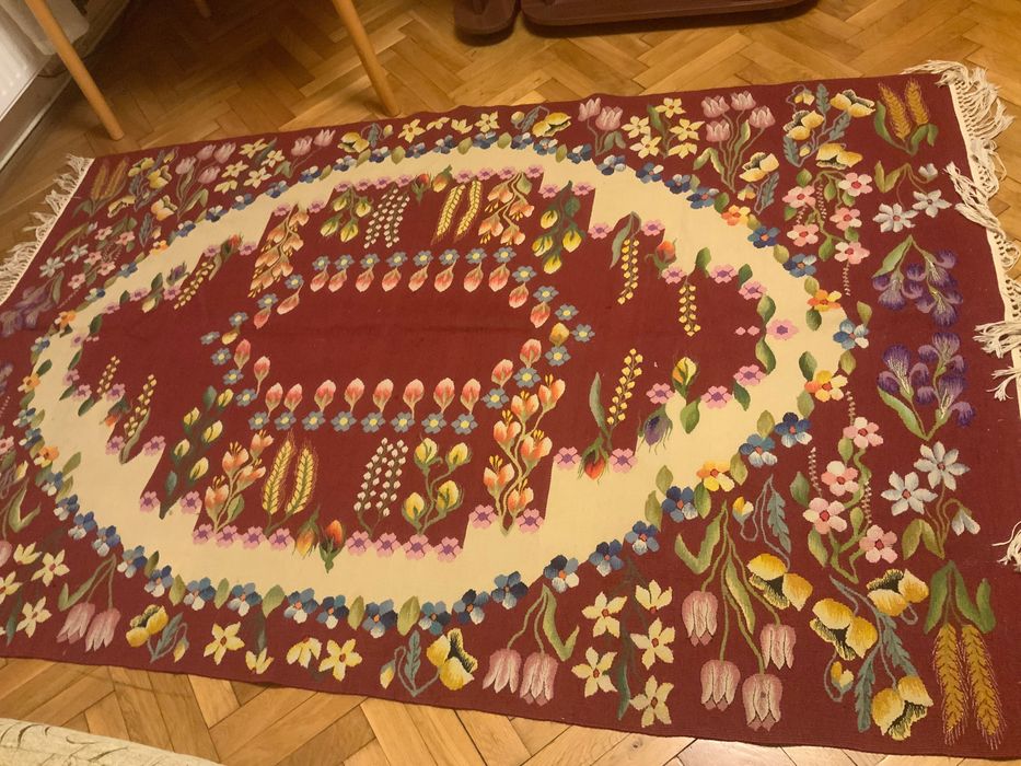 Covor lână manual, unicat