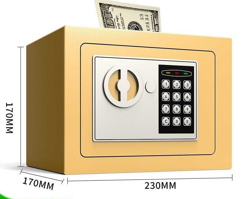Smart seyf – WiFi сейф с отпечатком пальца, пароль+ключ, сигнализация