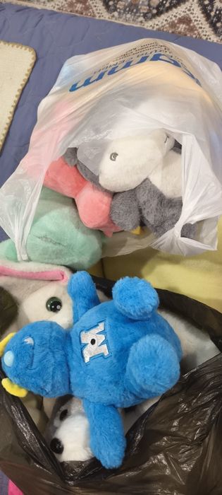 Игрушки мягкие  пакетом