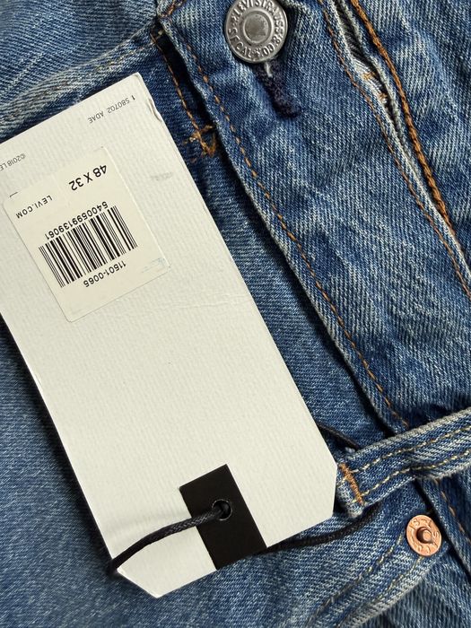 Blugi LEVIS 501 Albastru Barbari | Marime 48 x 32 (Talie 124 cm)