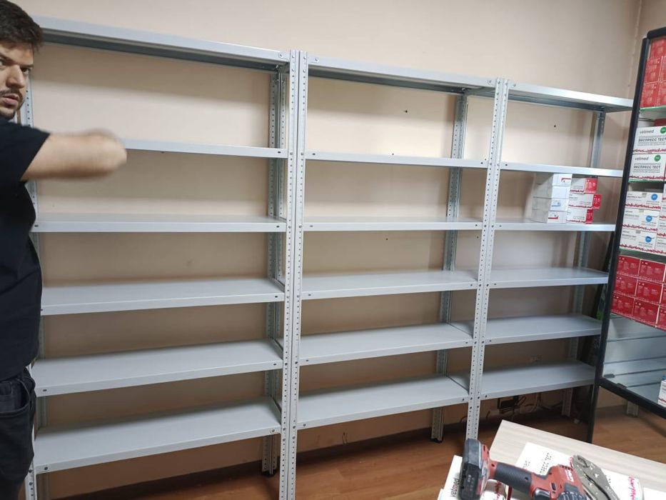 Стеллажи металлические