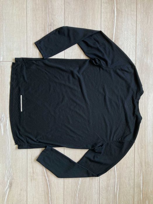 Найк Nike Running Breathe Rise 365 Dri Fit спортна блуза фланела S