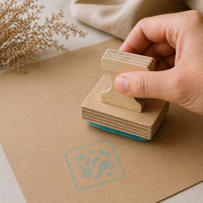 Штамп с логотипом для упаковки | до 2000 оттисков