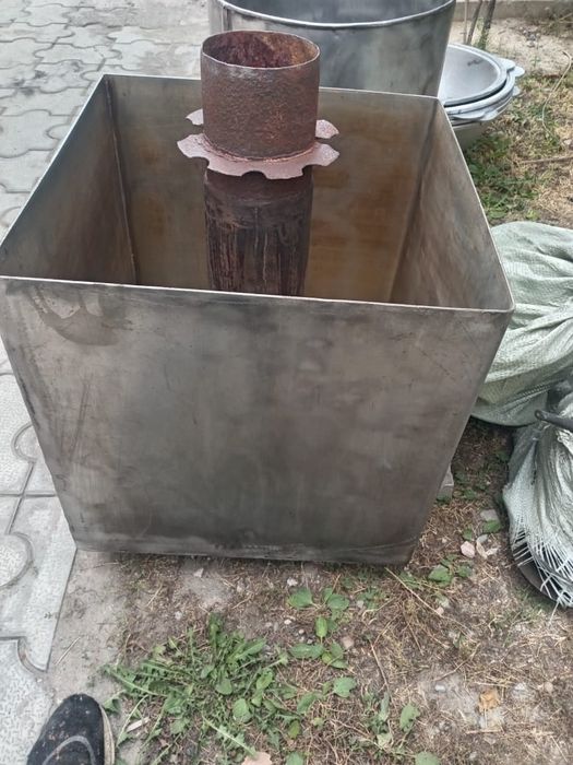 Бак для бани нержавейка 100 л.