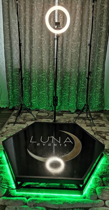 Fum greu cu gheață carbonică / Aranjamente cu baloane / Photo corner