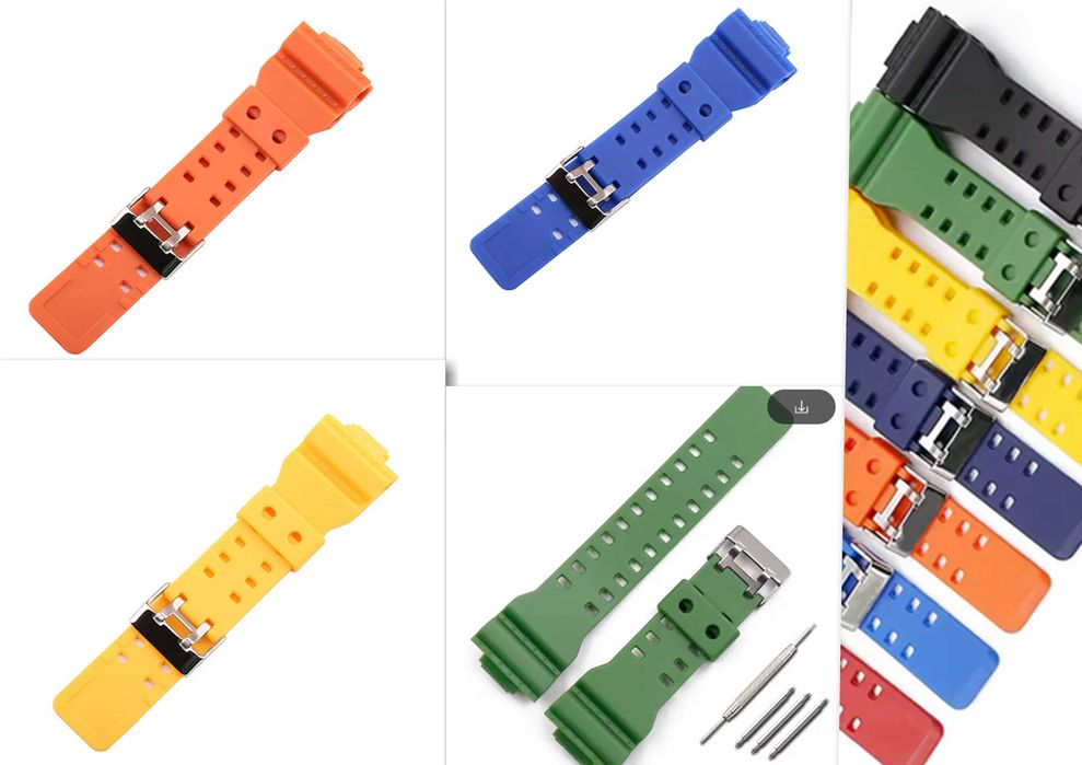 Casio G-shock Безел и верижка, каишка за часовник