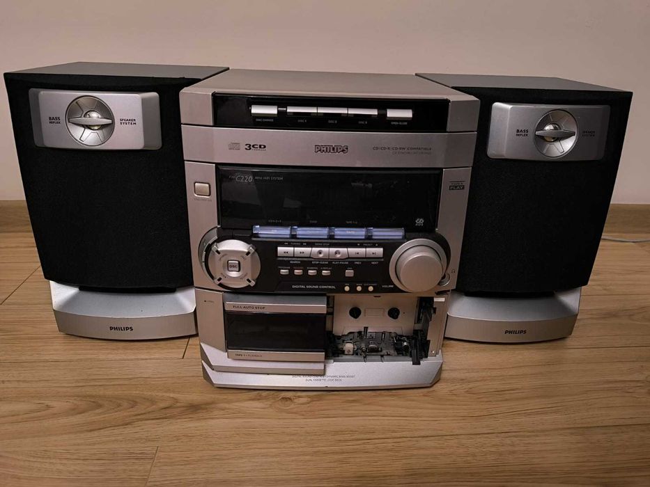 Soundbar subwoofer Larksound mini sistem audio Philips Fw C220